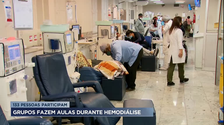 Vídeo: Projeto ajuda pacientes a concluir os estudos enquanto fazem hemodiálise em BH