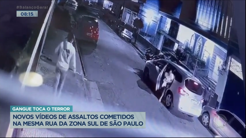 Vídeo: Novos vídeos mostram assaltos na mesma rua na zona sul de SP
