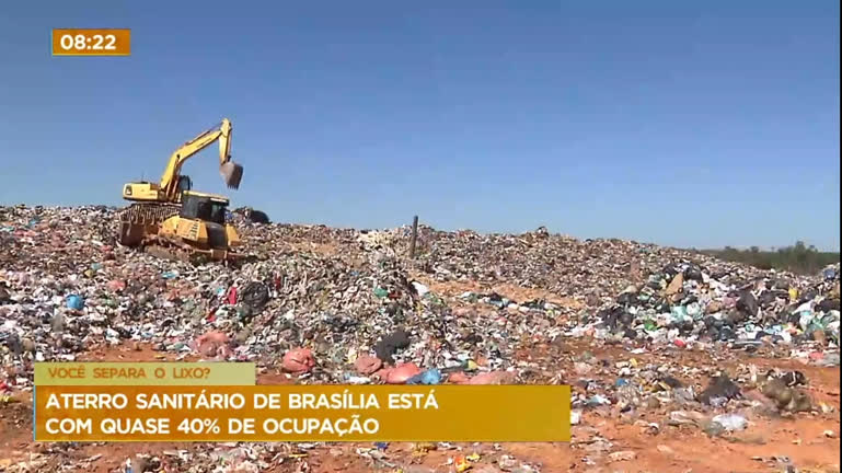 Vídeo: Aterro Sanitário de Brasília está com quase 40% de ocupação