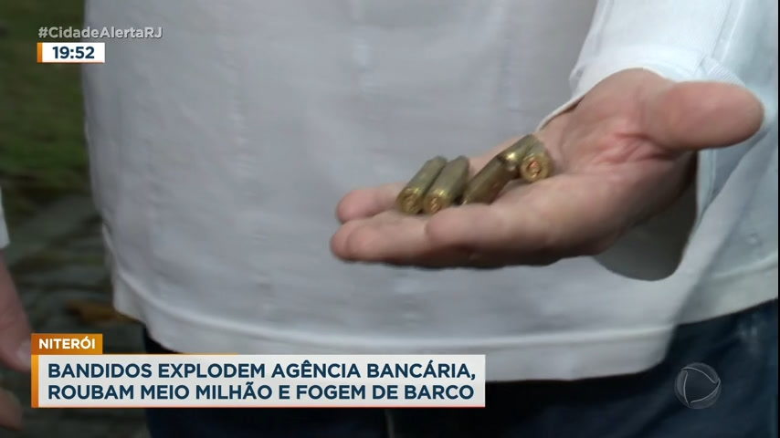 Vídeo: Grupo leva R$ 500 mil em assalto a banco em ilha da Conceição