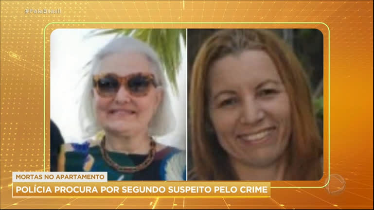 Vídeo: Polícia procura segundo suspeito de matar idosa e funcionária dela no Rio