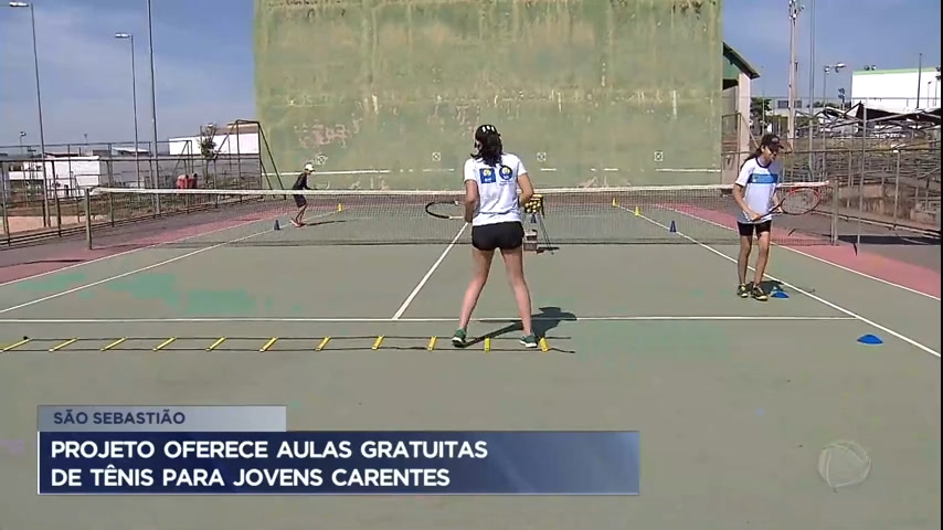 Vídeo: Projeto oferece aulas gratuitas de tênis para jovens carentes no DF
