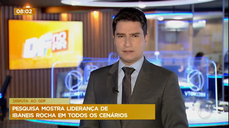 Vídeo: Pesquisa mostra liderança de Ibaneis Rocha em todos os cenários