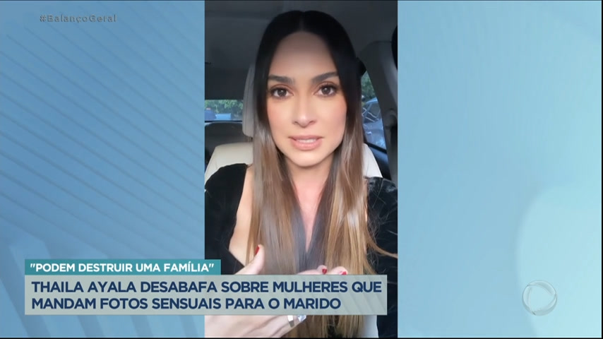 Vídeo: Thaila Ayala desabafa nas redes sociais sobre mulheres que mandam nudes para o marido dela