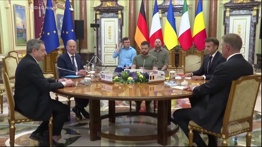 Vídeo: Guerra na Ucrânia: líderes de Alemanha, França e Itália se reúnem com Zelenski em Kiev