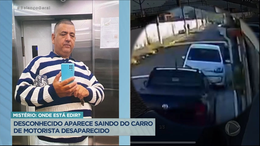 Vídeo: Homem é flagrado por câmeras com carro de motorista desaparecido em SP
