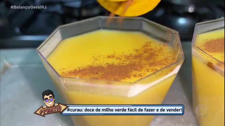 Vídeo: #Partiu: carioca investe em versatilidade de curau de milho