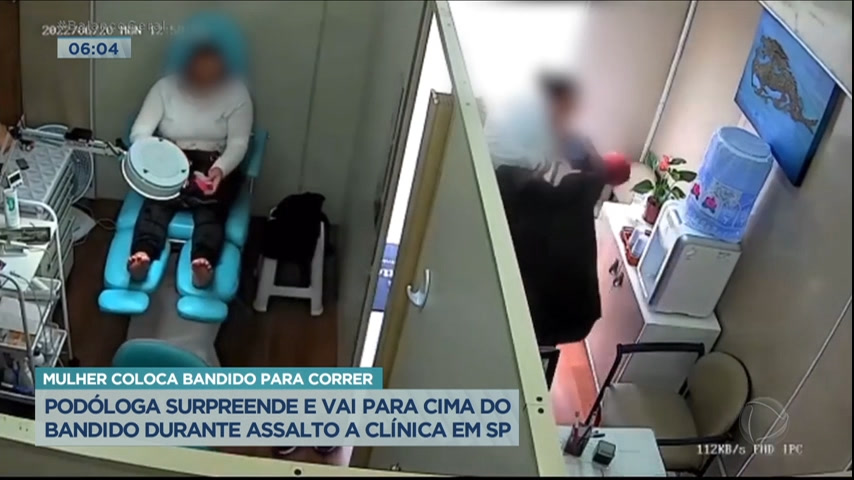  Podóloga coloca assaltante para correr na Grande São Paulo