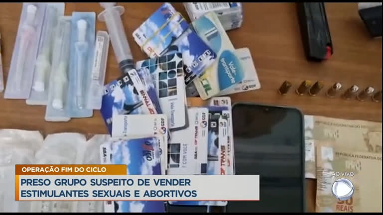  Polícia prende suspeitos de vender estimulante sexual e abortivo