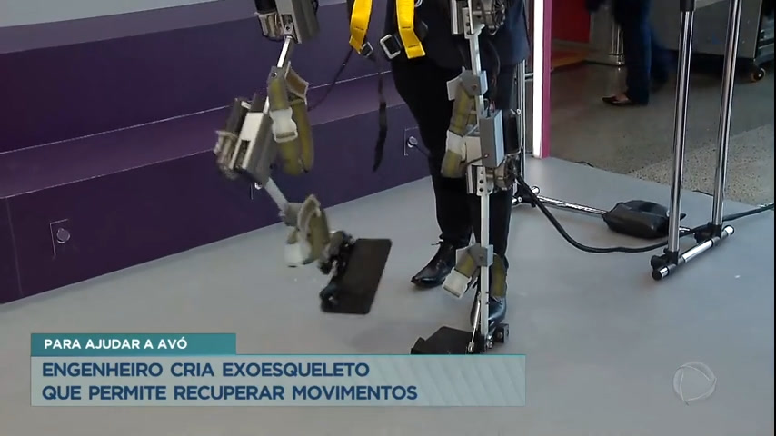 Vídeo: Engenheiro cria exoesqueleto para auxiliar pessoas com deficiência