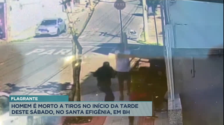 Vídeo: Homem é morto a tiros no bairro Santa Efigênia, em Belo Horizonte
