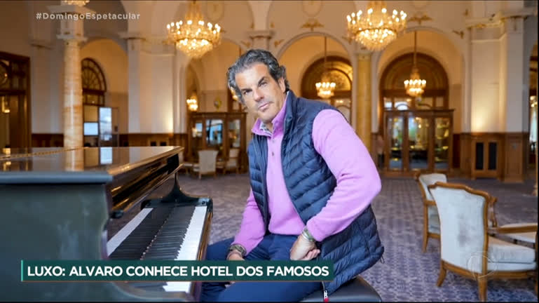 Vídeo: 50 por 1 : Alvaro Garnero conhece hotel das estrelas na Suíça