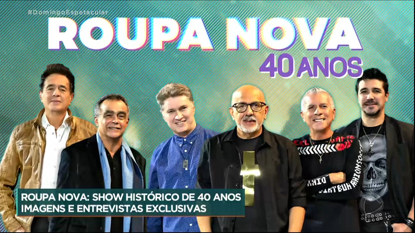 Vídeo: Roupa Nova faz show para comemorar 40 anos de carreira