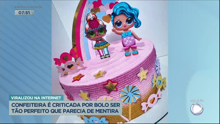 Confeiteira viraliza ao mostrar como conseguiu fazer bolo