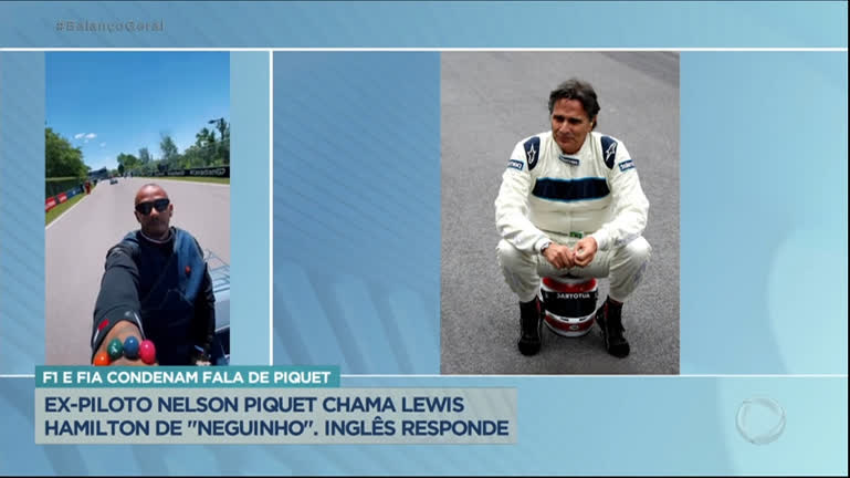 Vídeo: Nelson Piquet chama heptacampeão da Fórmula 1, Lewis Hamilton, de “neguinho”