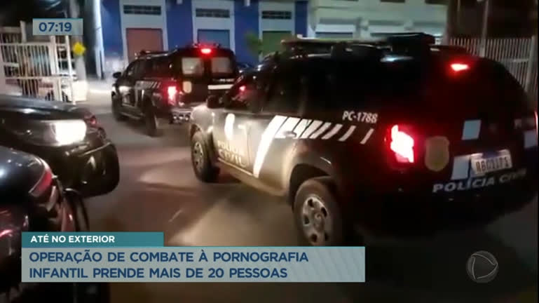 Vídeo: Operação de combate à pornografia infantil prende mais de 20 pessoas no Brasil e exterior