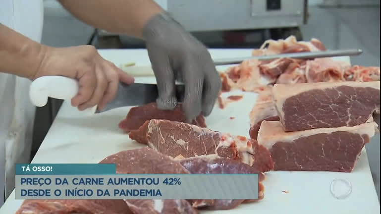Vídeo: Preço da carne aumentou 42% desde o início da pandemia
