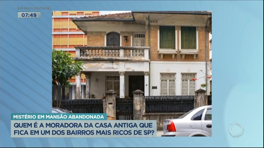 Mansão abandonada em bairro nobre de SP esconde segredo e intriga vizinhos  - RecordTV - R7 Balanço Geral Manhã