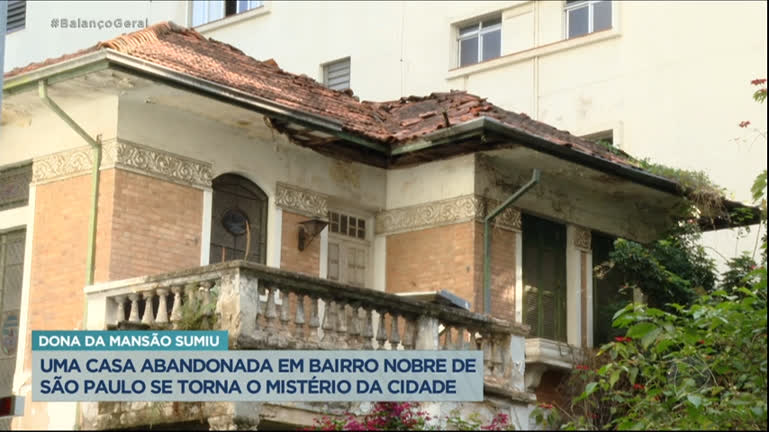 Vídeo: Casa abandonada em bairro nobre de São Paulo se torna mistério na cidade