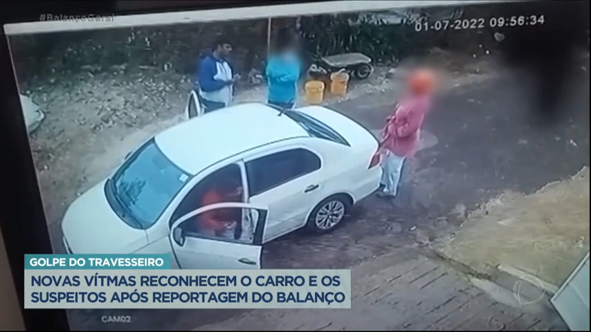 Vídeo: Vítimas do golpe do travesseiro reconhecem carro dos criminosos após reportagem