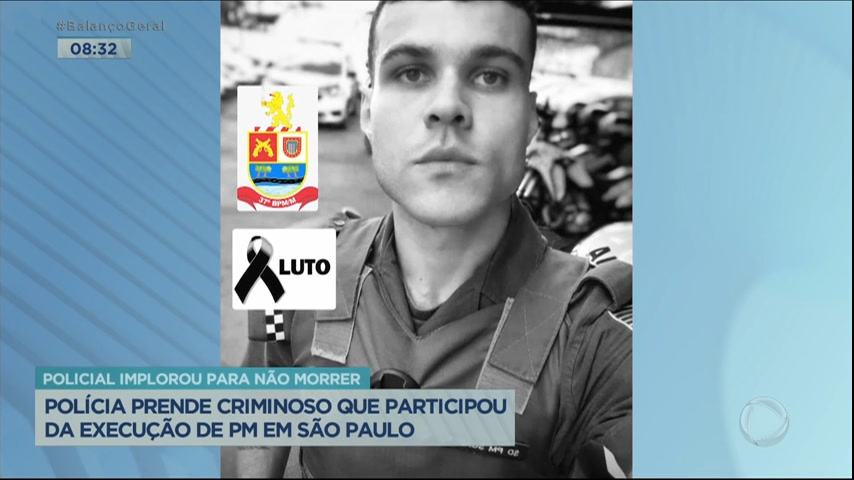 Vídeo: Polícia prende bandido que participou de execução de PM em São Paulo
