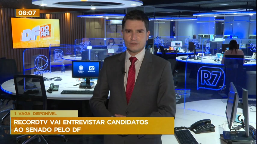 Vídeo: Record TV Brasília entrevista candidatos ao Senado pelo DF