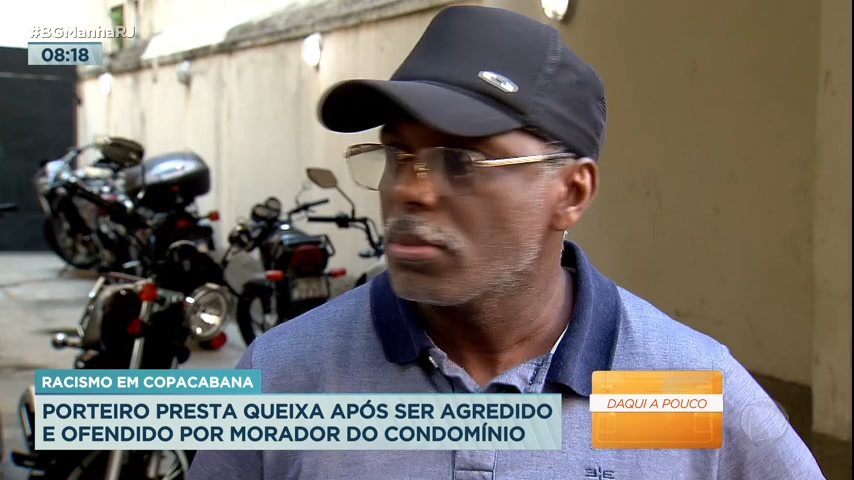 Vídeo: Porteiro denuncia morador de condomínio em Copacabana após sofrer ataques racistas