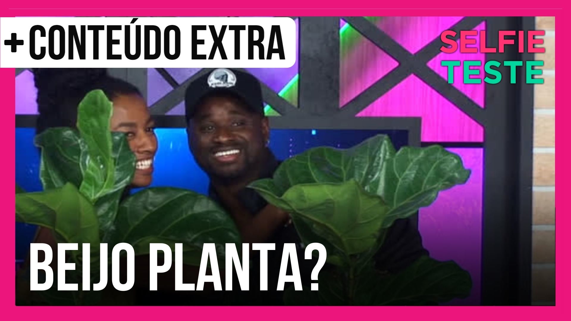 Vídeo: Michele e Bruno Passa dão 'beijo planta', encenam briga e dançam | Selfie Teste
