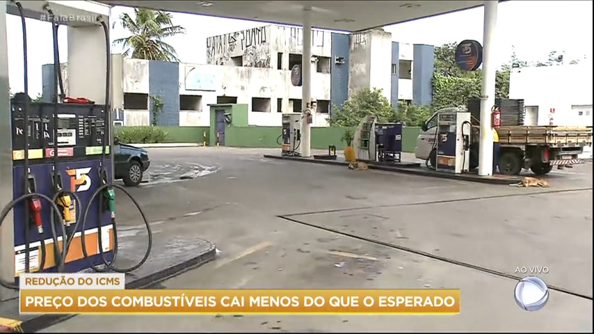 Vídeo: Após redução do ICMS, preço da gasolina cai menos que esperado