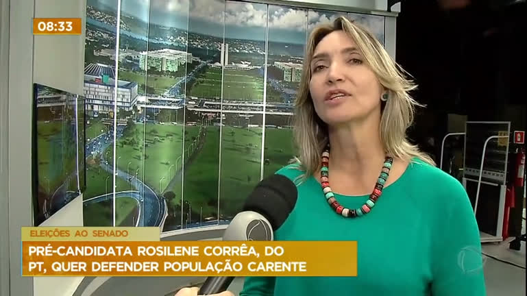 Vídeo: Pré-candidata ao Senado, Rosilene Corrêa quer defender população carente