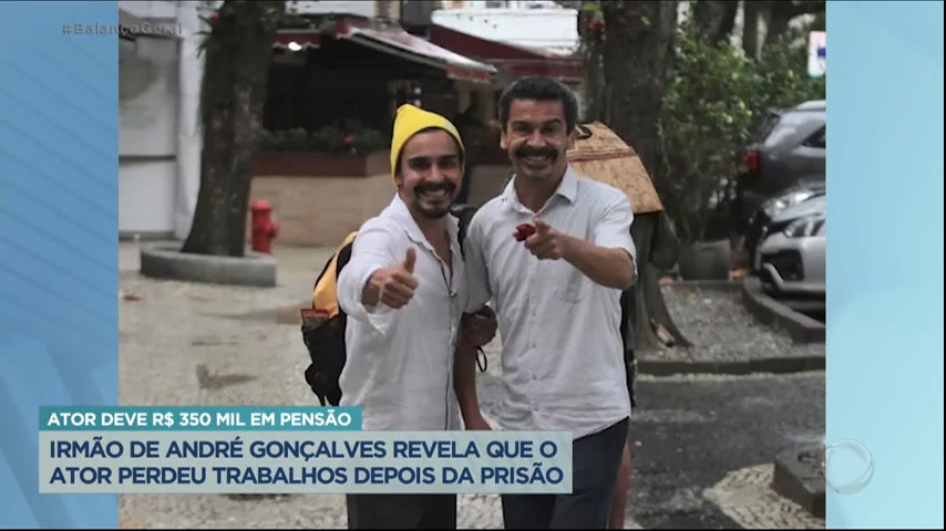 Vídeo: Irmão de André Gonçalves diz que ator perdeu trabalhos após prisão domiciliar