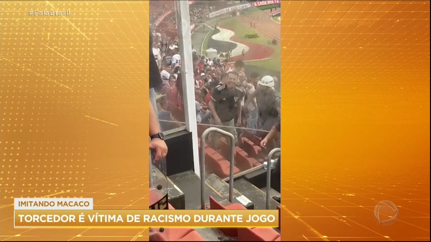 Vídeo: Torcedor do Fluminense denuncia racismo durante jogo contra o São Paulo