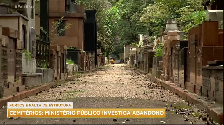 Vídeo: MP abre inquérito para investigar situação de abandono dos cemitérios de SP