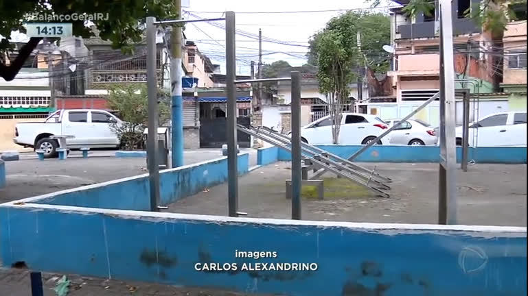 Vídeo: Moradores denunciam falta de manutenção em parque na Baixada Fluminense