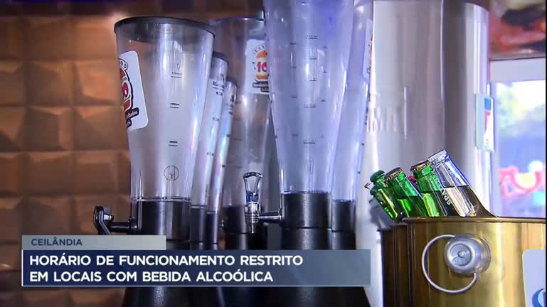 Vídeo: Decreto restringe horário de venda de bebidas em Ceilândia
