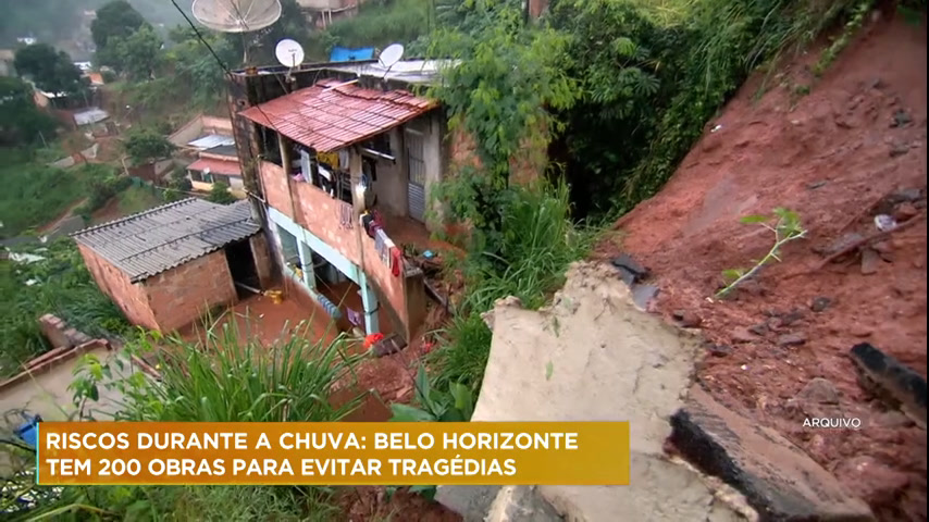 Vídeo: Prefeitura de BH realiza obras para evitar tragédias no período de chuvas