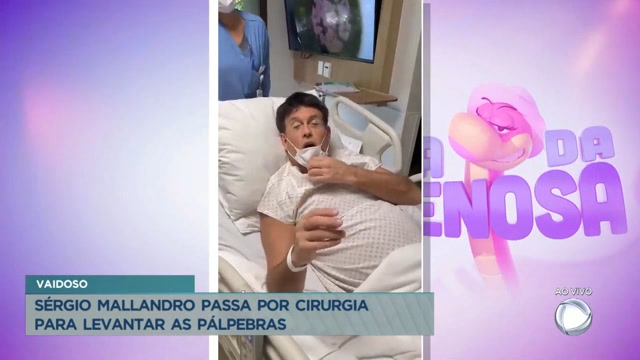 Vídeo: Sérgio Mallandro passa por cirurgia para levantar as pálpebras