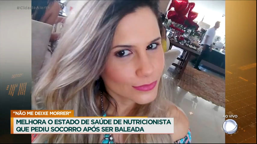 Vídeo: Nutricionista se recupera após ser baleada em tentativa de assalto em Salvador (BA)