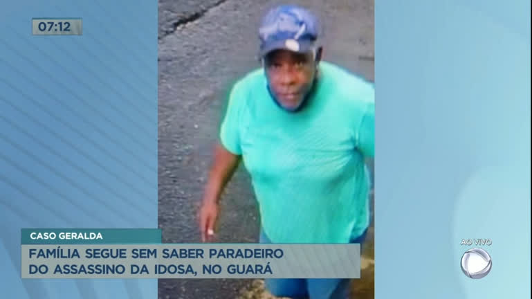 Vídeo: Caso Geralda: família segue sem saber o paradeiro do assassino da idosa, no Guará (DF)