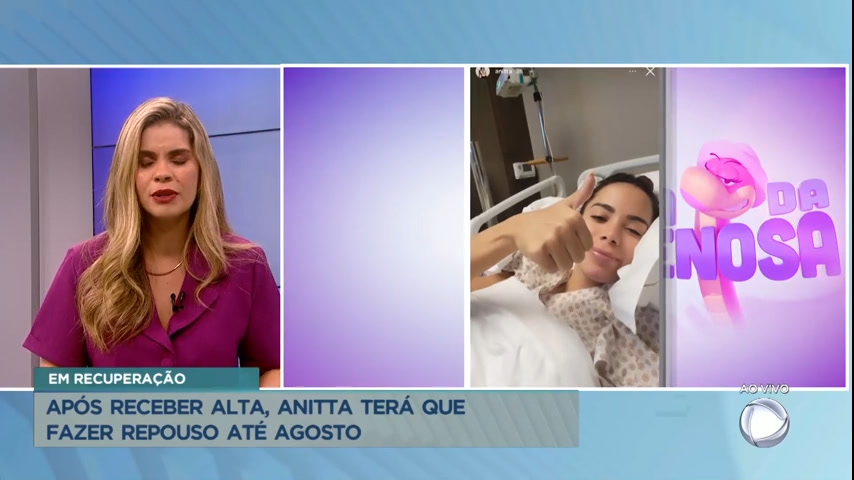 Vídeo: Anitta recebe alta hospitalar após cirurgia de endometriose