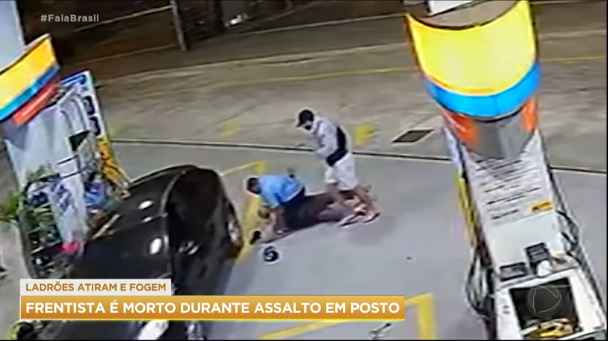 Vídeo: Imagens mostram assassinato de frentista durante tentativa de assalto em São Paulo