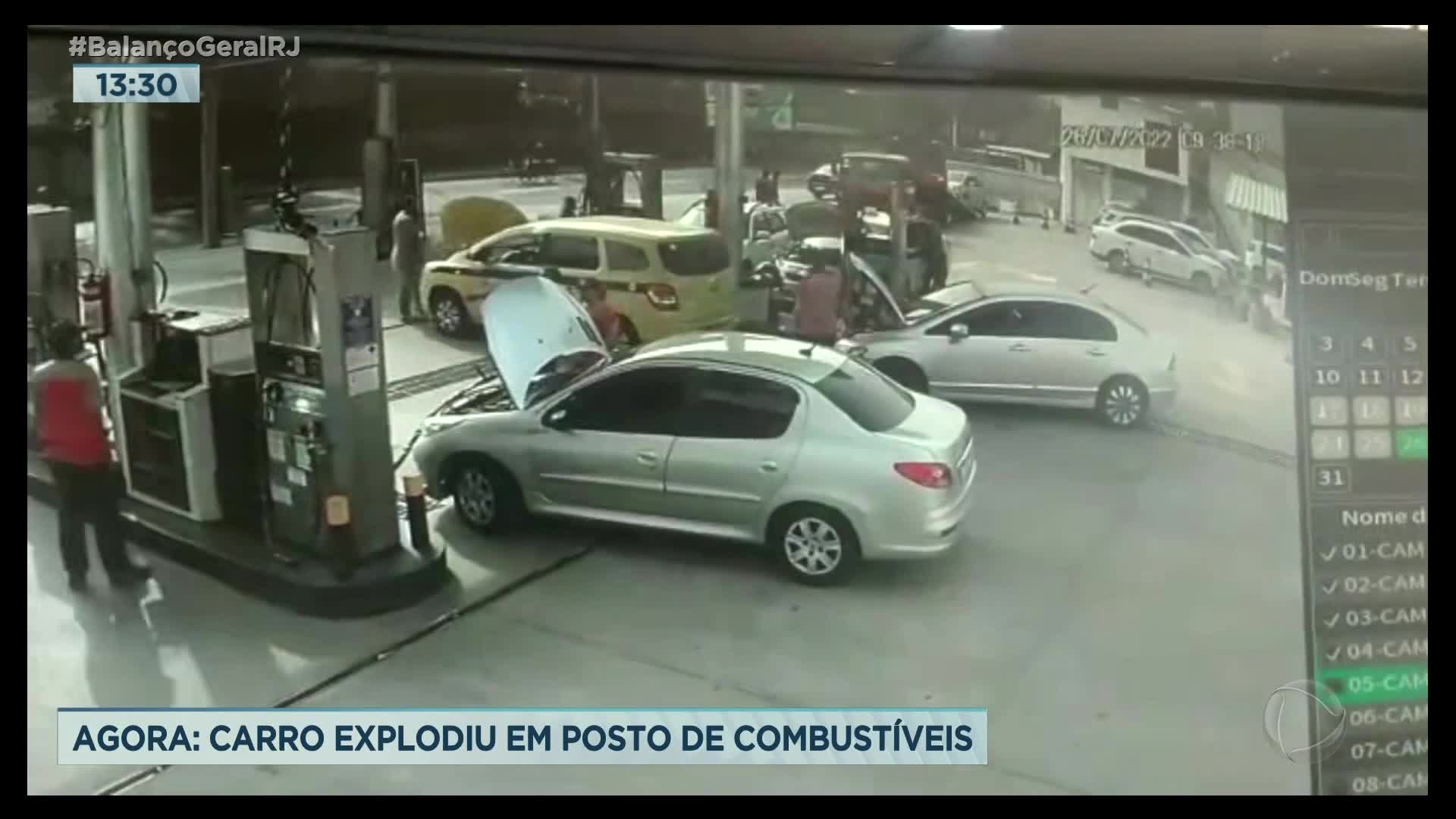 Vídeo: ATENÇÃO, IMAGENS FORTES: Vídeo mostra explosão em posto de combustíveis no Rio
