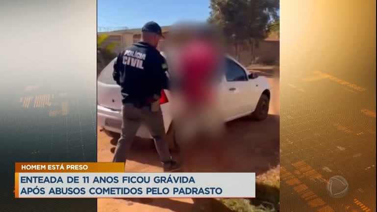 Vídeo: Homem é preso por abusar sexualmente de enteada em Goiás