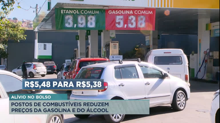 Vídeo: Postos de combustíveis remarcam preços da gasolina e do álcool