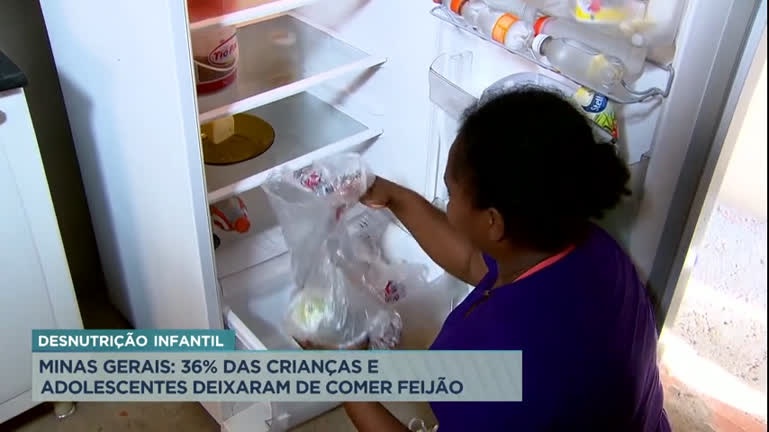 Vídeo: Mais de 30% das crianças e adolescentes atendidos pelos SUS em MG deixaram de comer feijão
