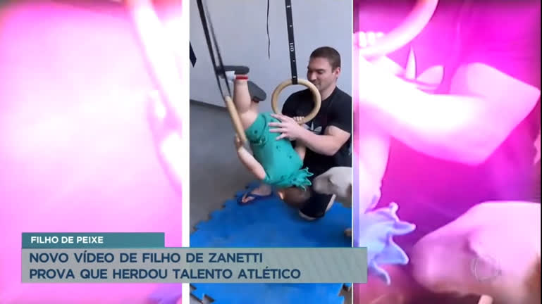 Vídeo: Filho de Arthur Zanetti faz sucesso após mostrar talentos atléticos