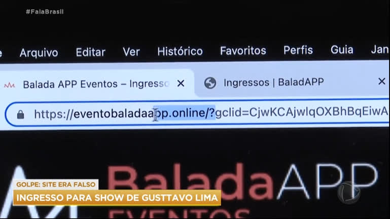 Vídeo: Golpistas criam site para vender ingressos falsos de show de Gusttavo Lima