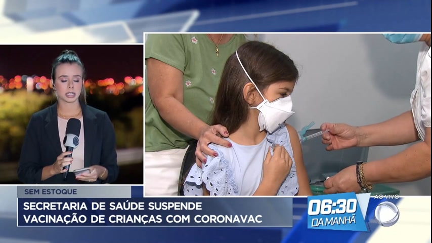 Vídeo: Secretaria de Saúde do DF suspende vacinação de crianças com Coronavac