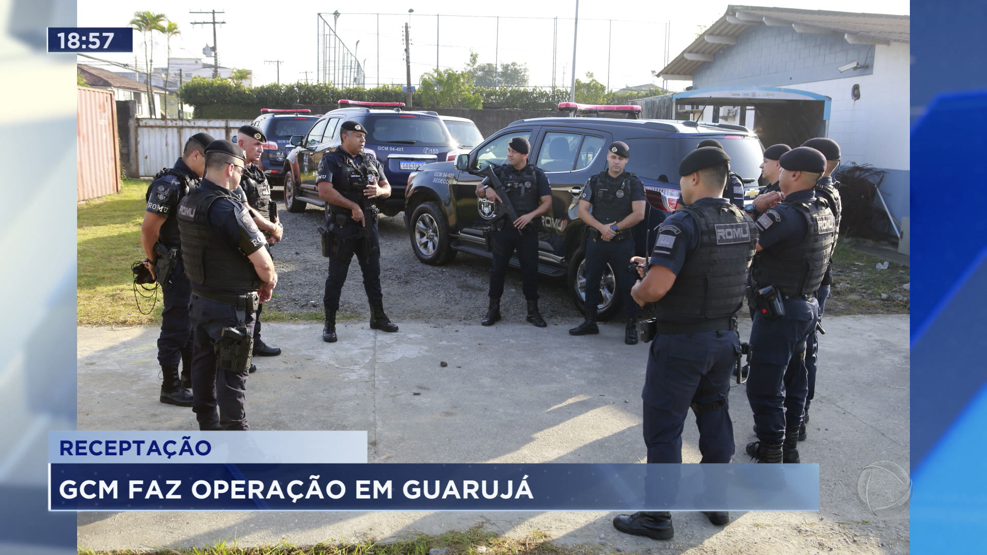 Vídeo: Operação da GCM contra receptação em Guarujá