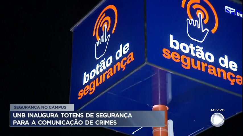 Vídeo: UnB inaugura totens de segurança para a comunicação de crimes